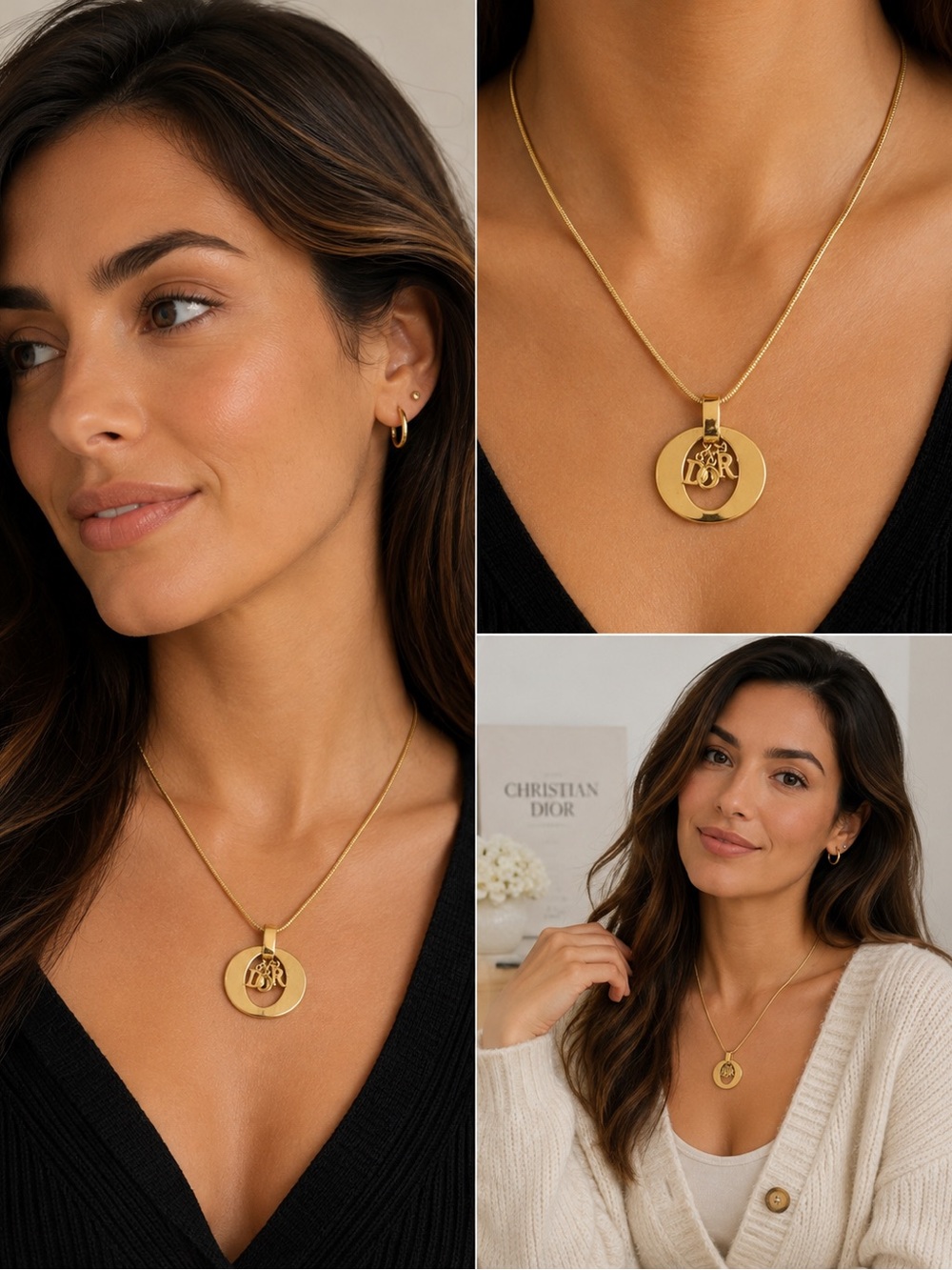 Christian Dior Necklace iconic Charm 💫